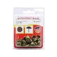 Гвозди декоративные ЗОНТИК&nbsp;12х13&nbsp;Бронза-Ренесанс&nbsp;(БЛИСТЕР-30 шт.)