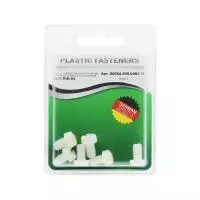 Винт цилиндрический M6x10 полиамид Din84 (БЛИСТЕР-6шт)