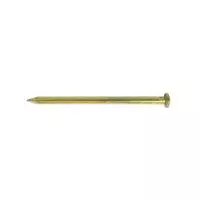 Гвоздь латунированный 2,2х40 обивочный с круглуглой гололовкой (БЛИСТЕР-80шт.)