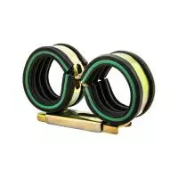 Хомут Mupro Vario Twin Clip с зел. полосой 30 мм