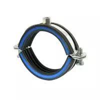 Хомут SBC с синей полосой М8, 82-86 мм.MUPRO