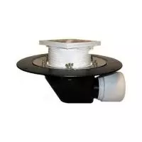 Воронка кровельная с гор. выпуском Дн 75/110 с трапом теплоизоляцией обж. фланцем HL