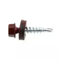 С/р. 4,8х25 кров., сверло RAL-3005/красн.Wkret-met