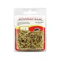 Гвоздь латунированный 1,4х20 обивочный с круглуглой гололовкой (БЛИСТЕР-300шт.)