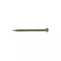 Гвоздь латунированный 2,2х35 обивочный с круглуглой гололовкой (БЛИСТЕР-100шт.)