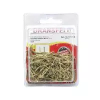 Гвоздь латунированный 1,6х20 обивочный с круглуглой гололовкой (БЛИСТЕР-200шт.)