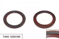 7405-1005160 МК2ВФ манжета с конической губой, коленвала + Войлок, ЕВРО ФТОР, РТ 105х130х12