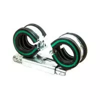 Хомут Mupro Vario Twin Clip с зел. полосой 1/2