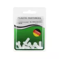 Винт цилиндрический M6x12 полиамид Din84 (БЛИСТЕР-6шт)