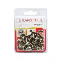 Гвозди декоративные КАПЛЯ&nbsp;12,5х13&nbsp;Никель&nbsp;(БЛИСТЕР-30 шт.)