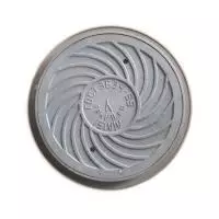 Люк чугунный (К) канал. Л (легкий) круглый (А15) m=55кг 15 кН ДПК Россия