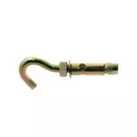 Анкерный болт 8х60мм с крюком, оцинкованный