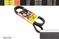 740.11-1307170 EPDM Ремень поликлиновый 6PK1790 (увеличенный ресурс), BRUBBERG
