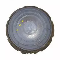 Люк чугунный (К) канал. Л (легкий) круглый (А30) m=64кг 30 кН Кронтиф Россия