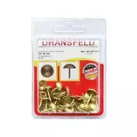 Гвозди декоративные ЗОНТ&nbsp;10х13&nbsp;Латунь&nbsp;(БЛИСТЕР-30 шт.)