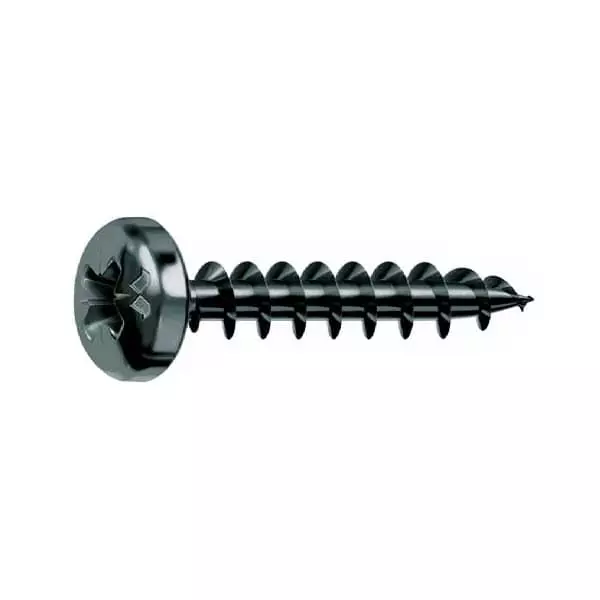 Саморез 3,5x25 PZ по дер.полная резьба п/сф черн M