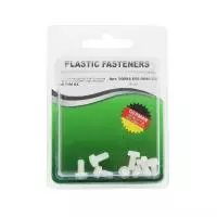 Винт цилиндрический M4x 8 полиамид Din84 (БЛИСТЕР-8шт)