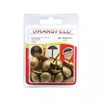 Гвозди декоративные ЗОНТ&nbsp;16х14&nbsp;Старое&nbsp;золото&nbsp;(БЛИСТЕР-20 шт.)