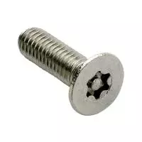 Винт антивандальный TORX потай M8 x 80 с внутренней направляющей (T40) (БЛИСТЕР - 2шт)