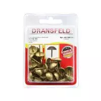 Гвозди декоративные ЗОНТ&nbsp;12х14&nbsp;Старое&nbsp;золото&nbsp;(БЛИСТЕР-30 шт.)