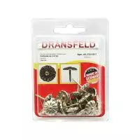 Гвозди декоративные ПАЛЬМА&nbsp;14х14&nbsp;Никель&nbsp;(БЛИСТЕР-20 шт.)