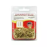 Гвоздь латунированный 1,2х15 обивочный с круглуглой гололовкой (БЛИСТЕР-500шт.)