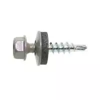 С/р. 4,8х35 кров., сверло RAL-9006/серебр.металлик