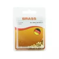 Винт цилиндрический М2х 4 латунный DIN84 (Блистер - 40шт.)