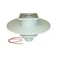 Воронка кровельная с верт. выпуском Дн 110 с трапом электрообогревом теплоизоляцией HL