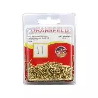 Гвоздь латунированный 1,2х10 обивочный с круглуглой гололовкой (БЛИСТЕР-500шт.)