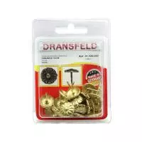 Гвозди декоративные ПАЛЬМА&nbsp;14х14&nbsp;Латунь&nbsp;(БЛИСТЕР-20 шт.)