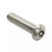 Винт антивандальный HEX полусфера M12 x 80 с внутренней направляющей (H80) (БЛИСТЕР - 2шт)