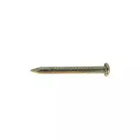 Гвоздь латунированный 2,2х25 обивочный с круглуглой гололовкой (БЛИСТЕР-100шт.)