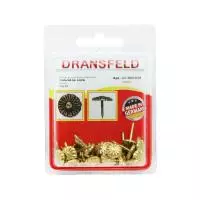 Гвозди декоративные ПАЛЬМА&nbsp;10х13&nbsp;Латунь&nbsp;(БЛИСТЕР-30 шт.)