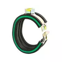 Хомут Mupro Safety Clip зелен. полоса М8-35 мм. оцинк.