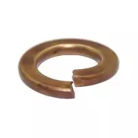 Шайба гровер пружинная М8 бронза DIN127 (БЛИСТЕР - 20шт)