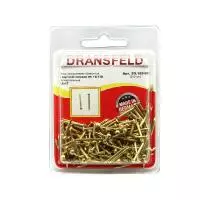 Гвоздь латунированный 1,6х17 обивочный с круглуглой гололовкой (БЛИСТЕР-200шт.)