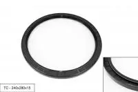 Манжета армированная ТС 2.2-240х280х15 (NBR70) BRUBBERG