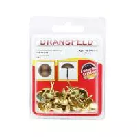 Гвозди декоративные ЗОНТ&nbsp;11х13&nbsp;Латунь&nbsp;(БЛИСТЕР-30 шт.)