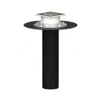 Воронка кровельная с верт. выпуском Дн 110 с трапом приж. фланцем из нерж. стали Татполимер