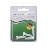 Винт цилиндрический M6x20 полиамид Din84 (БЛИСТЕР-4шт)