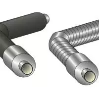 Отвод в изоляции ППУ-ПЭ-1 укороченный стальной 76х3-α°