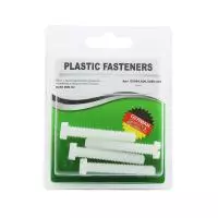 Винт цилиндрический M8x50 полиамид Din84 (БЛИСТЕР-4шт)