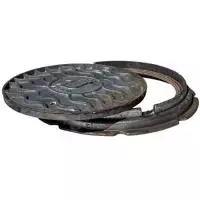 Люк чугунный (К) канал. Т (тяжелый) круглый (С250) m=89кг 250 кН Кронтиф Россия