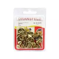 Гвозди декоративные КАПЛЯ&nbsp;10,5х13&nbsp;Латунь&nbsp;(БЛИСТЕР-30 шт.)