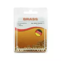 Шайба плоская уменьшенная D2,5 латунь DIN433 (БЛИСТЕР - 60шт)