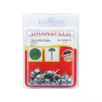 Гвозди декоративные с&nbsp;пластиковой головкой10х12&nbsp;Серебряный&nbsp;(БЛИСТЕР-30 шт.)