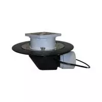 Воронка кровельная с гор. выпуском Дн 75/110 с трапом электрообогревом теплоизоляцией обж. фланцем HL