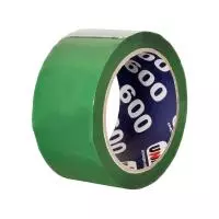 Клейкая лента упаковочная UNIBOB зеленая 48 мм х 24 м, 45 мкм