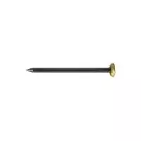 Гвоздь стальной 1,4х25 с латунированной головкой (БЛИСТЕР-50шт.)